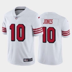 Women San Francisco 49ers Mac Jones Color Rush White 2021 Draft Jersey