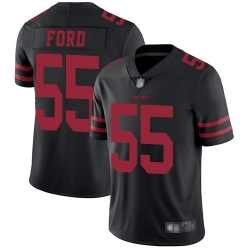 49ers 55 Dee Ford Black Alternate Youth Stitched Football Vapor Untouchable Limited Jersey