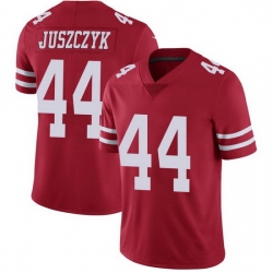 Youth Nike 49ers #44 Kyle Juszczyk Red Stitched NFL Vapor Untouchable Limited Jersey