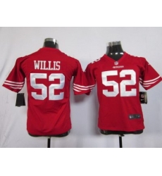 Youth Nike San Francisco 49ers #52 Patrick Willis Red Nike NFL Jerseys