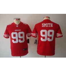 Youth Nike San Francisco 49ers 99# Aldon Smith Red Limited Jerseys