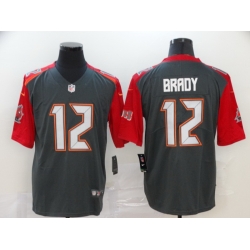 Buccaneers 12 Tom Brady Black Vapor Untouchable Limited Jersey