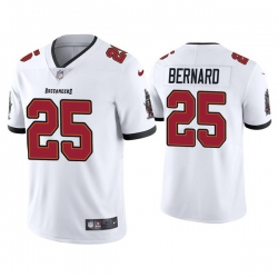 Men Tampa Bay Buccaneers 25 Giovani Bernard White Vapor Untouchable Limited Stitched Jersey