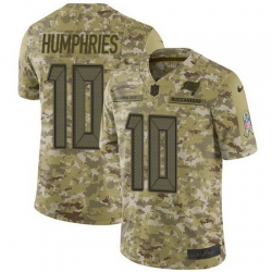 Nike Buccaneers #10 Adam Humphries Camo Mens Stitched NFL Limited 2018 Salute To Service Jersey