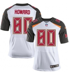 Nike Buccaneers #80 O  J  Howard White Mens Stitched NFL New Elite Jersey