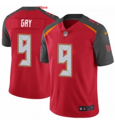 Nike Buccaneers 9 Matt Gay Red Team Color Men Stitched NFL Vapor Untouchable Limited Jersey