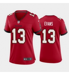 Women Tampa Bay Buccaneers 13 Mike Evans Nike Red Vapor Limited Jersey