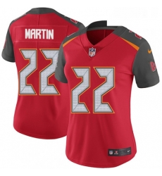 Womens Nike Tampa Bay Buccaneers 22 Doug Martin Elite Red Team Color NFL Jersey