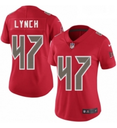 Womens Nike Tampa Bay Buccaneers 47 John Lynch Limited Red Rush Vapor Untouchable NFL Jersey