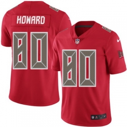 Nike Buccaneers #80 O  J  Howard Red Youth Stitched NFL Limited Rush Jersey