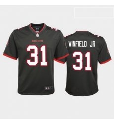 youth antoine winfield jr. tampa bay buccaneers pewter alternate game jersey 