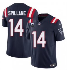 Men New England Patriots 14 Robert Spillane Navy 2026 F U S E 4 Star C Pach Vapor Limited Stitched Football Jersey Men New England Patriots 14 Robert Spillane Navy 2026 F U S E 4 Star C Pach Vapor Limited Stitched Football Jersey