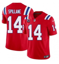 Men New England Patriots 14 Robert Spillane Red 2026 F U S E 4 Star C Pach Vapor Limited Stitched Football Jersey Men New England Patriots 14 Robert Spillane Red 2026 F U S E 4 Star C Pach Vapor Limited Stitched Football Jersey