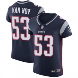 Men Nike Patriots #53 Kyle Van Noy Navy Blue Team Color Stitched NFL Vapor Untouchable Elite Jersey