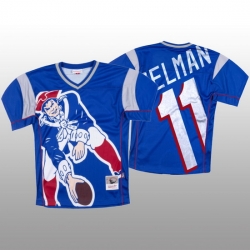 NFL New England Patriots 11 Julian Edelman Blue Men Mitchell  26 Nell Big Face Fashion Limited NFL Jersey