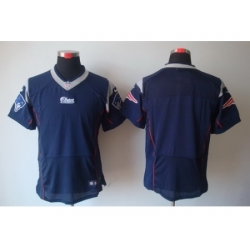 Nike New England Patriots Blank Blue Elite NFL Jersey