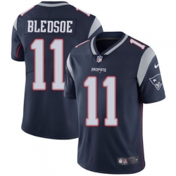 Nike Patriots #11 Drew Bledsoe Navy Blue Team Color Mens Stitched NFL Vapor Untouchable Limited Jersey