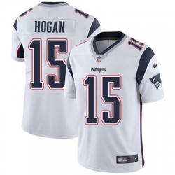 Nike Patriots #15 Chris Hogan White Mens Stitched NFL Vapor Untouchable Limited Jersey