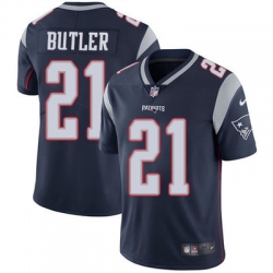 Nike Patriots #21 Malcolm Butler Navy Blue Team Color Mens Stitched NFL Vapor Untouchable Limited Jersey