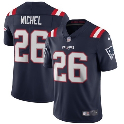 Nike Patriots 26 Sony Michel Navy 2020 New Vapor Untouchable Limited Jersey