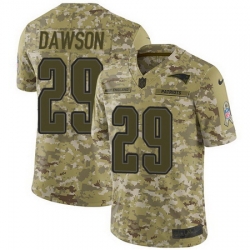 Nike Patriots #29 Duke Dawson Camo Mens Stitched NFL Limited 2018 Salute To Service Jersey