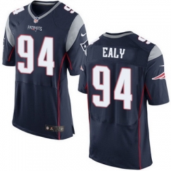 Nike Patriots #94 Kony Ealy Navy Blue Team Color Mens Stitched NFL Elite Jersey