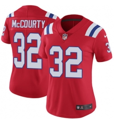 Nike Patriots #32 Devin McCourty Red Alternate Womens Stitched NFL Vapor Untouchable Limited Jersey