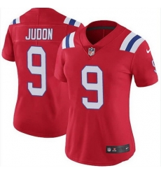 Women New England Patriots 9 Matt Judon Red Red Vapor Untouchable Limited Stitched Jersey