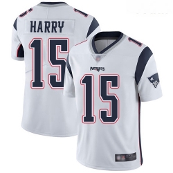 Patriots #15 N 27Keal Harry White Youth Stitched Football Vapor Untouchable Limited Jersey