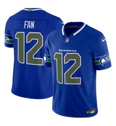 Men Seattle Seahawks  12 Fan Royal 2025 F U S E   Rivalries  Vapor Untouchable Limited Stitched Football Jersey 