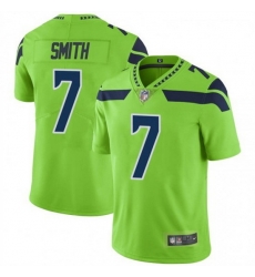 Men Seattle Seahawks 7 Geno Smith Green Vapor Untouchable Limited Stitched Jersey