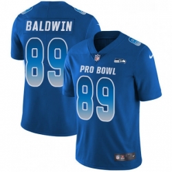 Mens Nike Seattle Seahawks 89 Doug Baldwin Limited Royal Blue 2018 Pro Bowl NFL Jersey