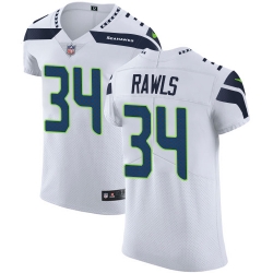 Nike Seahawks #34 Thomas Rawls White Mens Stitched NFL Vapor Untouchable Elite Jersey