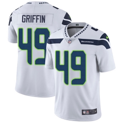 Nike Seahawks #49 Shaquem Griffin White Mens Stitched NFL Vapor Untouchable Limited Jersey