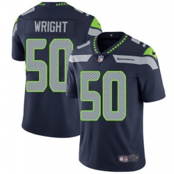 Nike Seahawks #50 K J  Wright Steel Blue Team Color Mens Stitched NFL Vapor Untouchable Limited Jersey