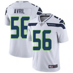 Nike Seahawks #56 Cliff Avril White Mens Stitched NFL Vapor Untouchable Limited Jersey