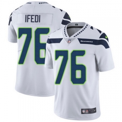 Nike Seahawks #76 Germain Ifedi White Mens Stitched NFL Vapor Untouchable Limited Jersey