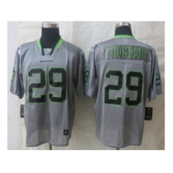 Nike Seattle Seahawks 29 Earl Thomas III Grey Elite Lights OutN FL Jersey