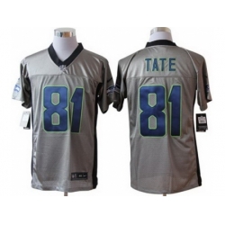 Nike Seattle Seahawks 81 Golden Tate Grey Elite Shadow NFL Jersey