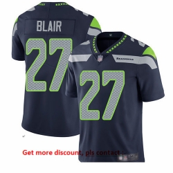 Seahawks 27 Marquise Blair Steel Blue Team Color Men Stitched Football Vapor Untouchable Limited Jersey