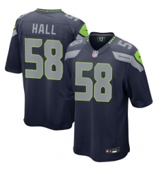 Seattle Seahawks 58 Derick Hall Navy 2026 F U S E Vapor Untouchable Limited Stitched Football Jersey Seattle Seahawks 58 Derick Hall Navy 2026 F U S E Vapor Untouchable Limited Stitched Football Jersey