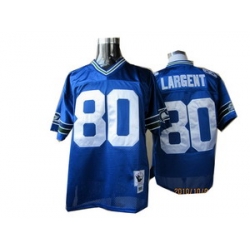 nfl Seattle Seahawks 80 Steve Largent Throwback blue