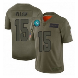 Men Miami Dolphins 15 Albert Wilson Limited Camo 2019 Salute to Service Football Jersey