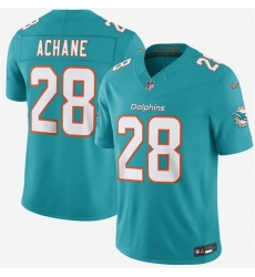 Men Miami Dolphins 28 DeVon Achane Aqua 2026 F U S E Vapor Limited Stitched Football Jersey Men Miami Dolphins 28 DeVon Achane Aqua 2026 F U S E Vapor Limited Stitched Football Jersey