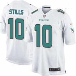 Mens Nike Miami Dolphins 10 Kenny Stills Game White NFL Jersey