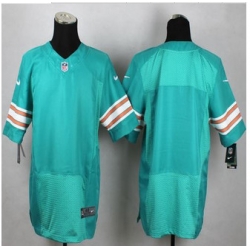 New Miami Dolphins Blank Aqua Green Alternate Mens Stitched NFL Elite Jersey