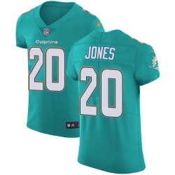 Nike Dolphins #20 Reshad Jones Aqua Green Team Color Mens Stitched NFL Vapor Untouchable Elite Jersey