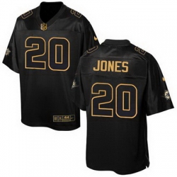 Nike Dolphins #20 Reshad Jones Black Mens Stitched NFL Elite Pro Line Gold Collection Jersey