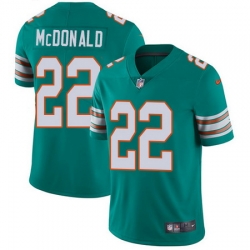 Nike Dolphins 22 T J McDonald Aqua Vapor Untouchable Limited Jersey