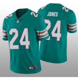 Nike Dolphins 24 Byron Jones Aqua Throwback Vapor Untouchable Limited Jersey